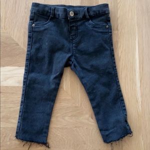 Zara black jeans, size 12-18 months
